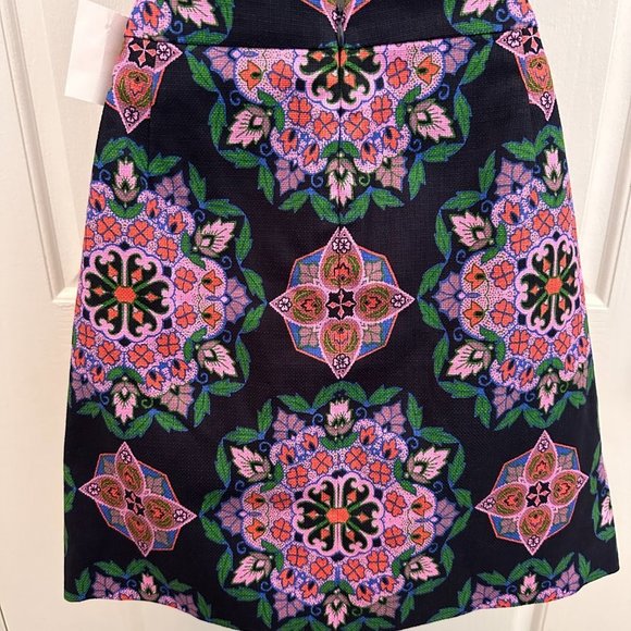 J. Crew Navy “Kaleidoscope” Mini Skirt - Picture 2 of 8